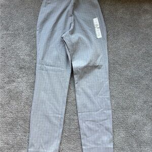 Gray Pinstripe Pants